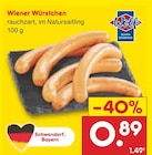 Wiener Würstchen bei Netto Marken-Discount im Ebersdorf Prospekt für 0,89 €