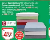 Aktuelles Jersey-Spannbetttuch Angebot bei GLOBUS in Rostock ab 4,99 €