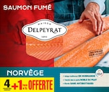 Saumon Fumé De Norvège Maison Delpeyrat en promo chez Auchan Hypermarché Rueil-Malmaison à 5,99 €