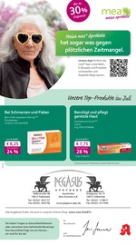 Aktueller mea - meine apotheke Apotheke Prospekt in Falkensee und Umgebung, "Unsere Juli-Angebote" mit 4 Seiten, 01.07.2025 - 31.07.2025