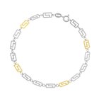 Bracelet en or jaune et argent rhodié maille Grecque en promo chez E.Leclerc Bracelet en or jaune et argent rhodié maille Grecque dans le catalogue E.Leclerc