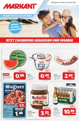 Markant Nordwest Prospekt für Aurich mit 7 Seiten Markant Nordwest Prospekt für Aurich: "DER MARKT FÜR GUTES ESSEN UND TRINKEN", 7 Seiten, 17.08.2026 - 22.08.2026