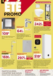 WC Angebote im Prospekt "L'ÉTÉ PROMO : GROS TRAVAUX D'ÉTÉ" von Gedimat auf Seite 10