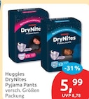 DryNites Pyjama Pants im Angebot bei budni in Hamburg DryNites Pyjama Pants Angebote von Huggies bei budni Hamburg für 5,99 €
