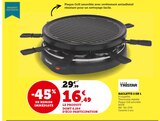RACLETTE 2 EN 1 - TRISTAR - Super U à Caen RACLETTE 2 EN 1 - TRISTAR en promo chez Super U Caen à 16,49 €