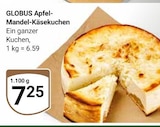 Aktuelles Apfel-Mandel-Käsekuchen Angebot bei GLOBUS in Ludwigshafen (Rhein) ab 7,25 €
