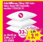 Federfüllkissen im Angebot bei SB Möbel Boss in Offenbach Federfüllkissen Angebote bei SB Möbel Boss Offenbach für 3,99 €