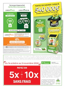 Catalogue de la semaine "LA FÊTE DES PROJETS" avec 2 pages, valide du 14/10/2026 au 03/11/2026 pour Bois-d'Arcy et alentours Prospectus de la semaine "LA FÊTE DES PROJETS" avec 2 pages, valide du 14/10/2026 au 03/11/2026 pour Bois-d'Arcy et alentours