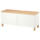 Aktuelles TV-Bank mit Türen weiß Timmerviken/Ullarp/weiß 120x42x50 cm Angebot bei IKEA in Nürnberg ab 262,00 €