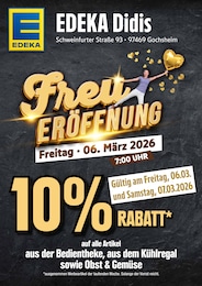 Supermarkt Prospekt von EDEKA Schwebheim EDEKA Prospekt: "Aktuelle Angebote", 2 Seiten, 02.03.2026 - 07.03.2026
