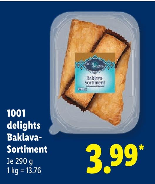 Baklava-Sortiment