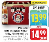 EDEKA - Hefe-Weißbier Naturtrüb Angebot im Prospekt Hefe-Weißbier Naturtrüb bei EDEKA im Prospekt "" für 13,99 €