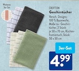 Geschirrtücher von Crofton im aktuellen ALDI SÜD Prospekt für 4,99 €