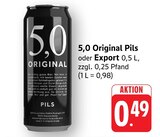 Pils - 5,0 Original - E center à Strasbourg Pils - 5,0 Original en promo chez E center Strasbourg à 0,49 €