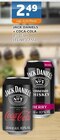 Jack Daniels + Coca-Cola bei Getränke Lehmann - Getränke A-Z im Prospekt "" für 2,49 €