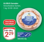 Eismeer Garnelen Angebote von Globus bei GLOBUS Gießen für 2,29 €