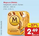 Stieleis im Angebot bei Netto Marken-Discount in Warendorf Stieleis Angebote von Magnum bei Netto Marken-Discount Warendorf für 2,49 €