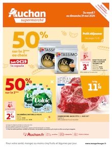 Prospectus Auchan Supermarché de la semaine "Auchan supermarché" avec 1 pages, valide du 07/05/2024 au 19/05/2024 pour Compiègne et alentours