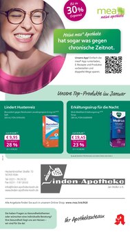 Aktueller mea - meine apotheke Prospekt "Unsere Januar-Angebote" Seite 1 von 4 Seiten für Köln