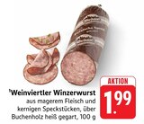 Weinviertler Winzerwurst Angebote von Wiesbauer bei EDEKA Rottenburg für 1,99 €