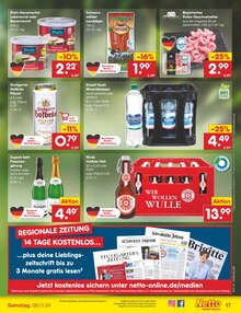 Bier im Netto Marken-Discount Prospekt "Aktuelle Angebote" mit 54 Seiten (Friedrichshafen)