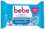 Pflegende Reinigungstücher im Rossmann Prospekt Pflegende Reinigungstücher von bebe im aktuellen Rossmann Prospekt für 1,99 €