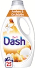 Lessive liquide 2 en 1 Ambre et Orchidée 25 lavages - Dash - Intermarché Hyper à Poitiers Lessive liquide 2 en 1 Ambre et Orchidée 25 lavages - Dash en promo chez Intermarché Hyper Poitiers à 1,77 €