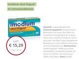 Imodium akut lingual bei LINDA Premiumapotheke im Prospekt "" für 15,29 €