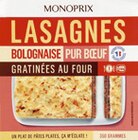 Lasagnes bolognaise - Monoprix dans le catalogue Monoprix