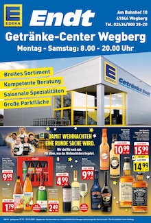 EDEKA Wegberg Prospekt der aktuellen Woche, gültig von 15.12.2025 bis 20.12.2025 Aktueller EDEKA Wegberg Prospekt "Aktuelle Angebote" mit 4 Seiten