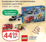 Kombinations-Set mit Hubschrauber, Löschauto und U-Boot im Angebot bei GLOBUS in Saarbrücken Kombinations-Set mit Hubschrauber, Löschauto und U-Boot Angebote von LEGO bei GLOBUS Saarbrücken für 44,99 €
