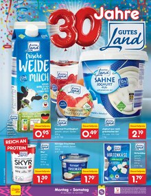 Milch im Netto Marken-Discount Prospekt "Aktuelle Angebote" mit 65 Seiten (Hamburg)