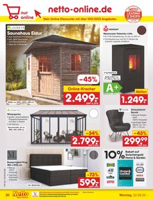 Boxspringbett im Netto Marken-Discount Prospekt "Aktuelle Angebote" mit 59 Seiten (Frankfurt (Main))