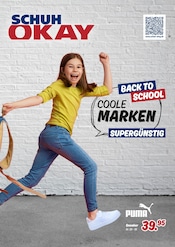 Aktueller Schuh Okay Schuhgeschäfte Prospekt in Würselen und Umgebung, "BACK TO SCHOOL" mit 4 Seiten, 18.08.2025 - 31.08.2025