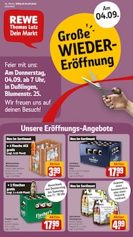 Aktueller REWE Dußlingen Prospekt "Dein Markt" mit 34 Seiten