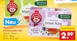 Harmonie Bio Tee von Teekanne für 2,89 € bei Netto Marken-Discount im Angebot Harmonie Bio Tee von Teekanne im aktuellen Netto Marken-Discount Prospekt
