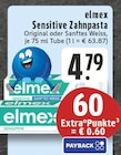 Sensitive Zahnpasta Original bei E center im Koblenz Prospekt für 4,79 €