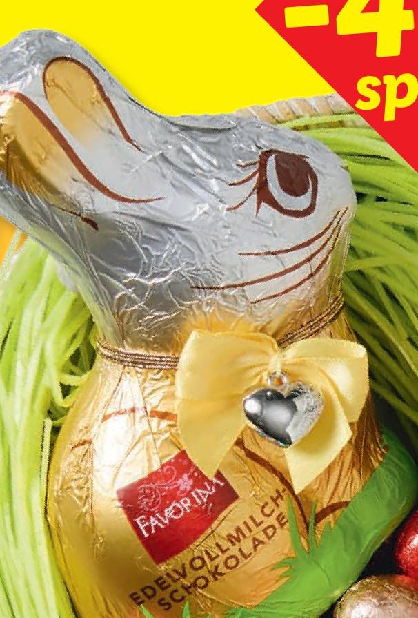 Sitzhase mit Schleife