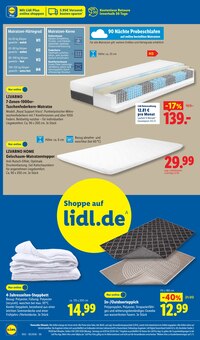 Bett im Lidl Prospekt "LIDL LOHNT SICH" mit 69 Seiten (Reutlingen)