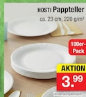 Pappteller von HOSTI für 3,99 € bei Zimmermann im Angebot Pappteller von HOSTI im aktuellen Zimmermann Prospekt