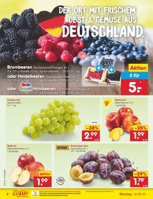 Obst im Netto Marken-Discount Prospekt "Aktuelle Angebote" mit 65 Seiten (Dresden)