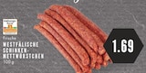 Aktuelle Mettwurst Angebote bei E center in Essen Aktuelles WESTFÄLISCHE SCHINKEN-METTWÜRSTCHEN Angebot bei E center in Essen ab 1,69 €