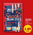 Penny Grevesmühlen - Salami Stixx Angebot im Prospekt Salami Stixx bei Penny im Grevesmühlen Prospekt für 1,89 €
