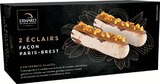 2 Éclairs façon Paris-Brest surgelés - ERHARD en promo chez Intermarché Hyper Nancy à 3,46 €