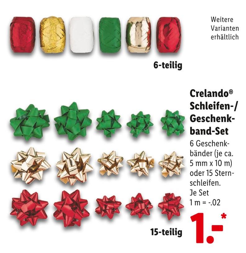 Schleifen-/Geschenkband-Set