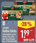 Kaffee-Sticks im ALDI Nord Prospekt Kaffee-Sticks von Jacobs im aktuellen ALDI Nord Prospekt für 1,99 €