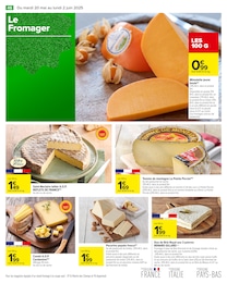 Prix et réduction Mimolette dans le prospectus Carrefour en cours Offre Mimolette dans le catalogue Carrefour du moment à la page 48