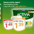 Aktuelles Activia Joghurt Angebot bei GLOBUS in Siegen (Universitätsstadt) ab 1,39 €
