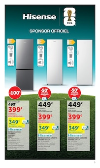 Promotion Hisense dans le prospectus Super U, valable du 12/05/2026 au 24/05/2026 Promo Hisense dans le catalogue Super U du moment à la page 5