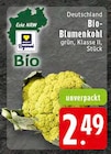 E center Spenge - Bio-Blumenkohl grün, Klasse II Angebot im Prospekt Bio-Blumenkohl grün, Klasse II bei E center im Spenge Prospekt für 2,49 €